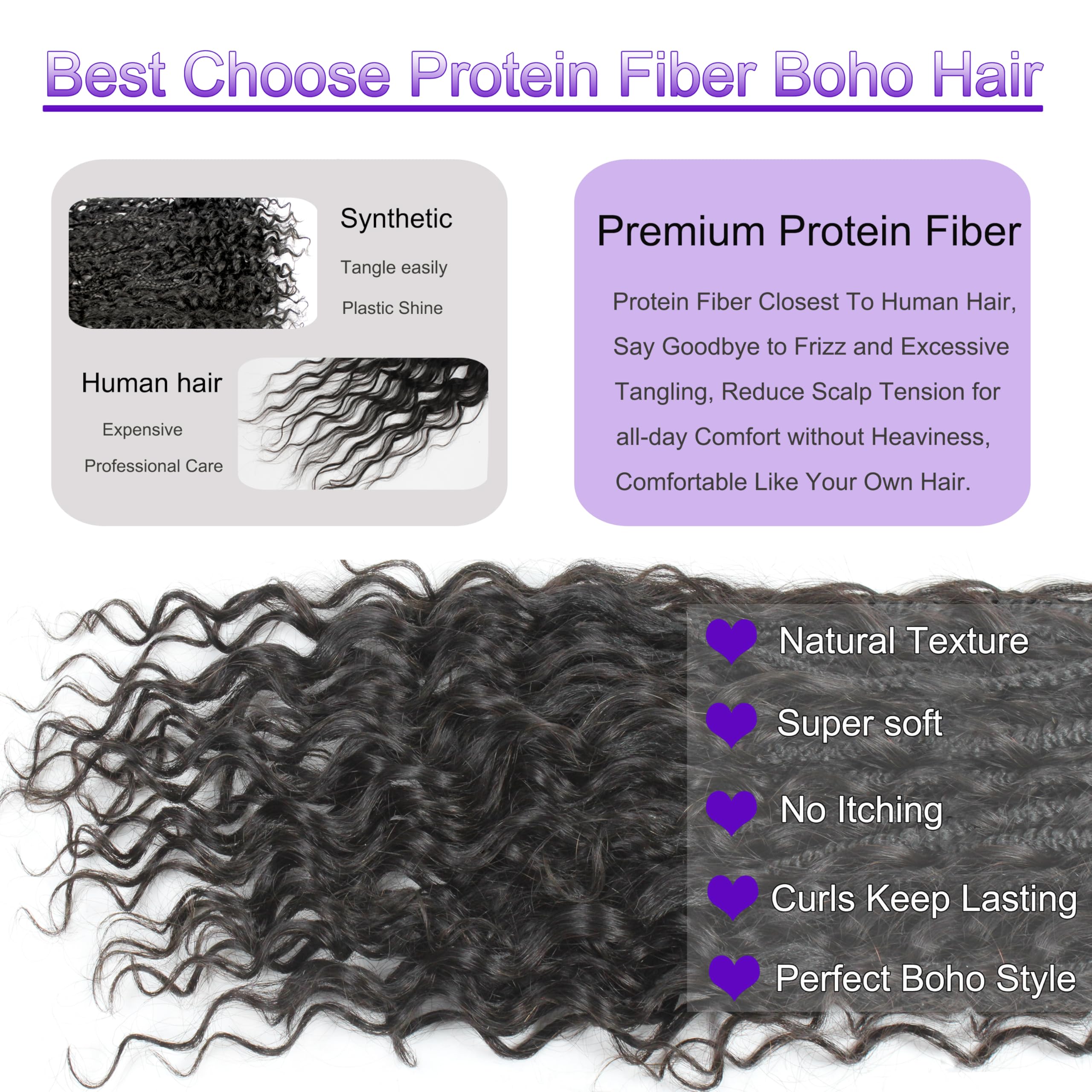 UENOKIPS Goddess Box Braids 14in lightweight design for all-day comfort