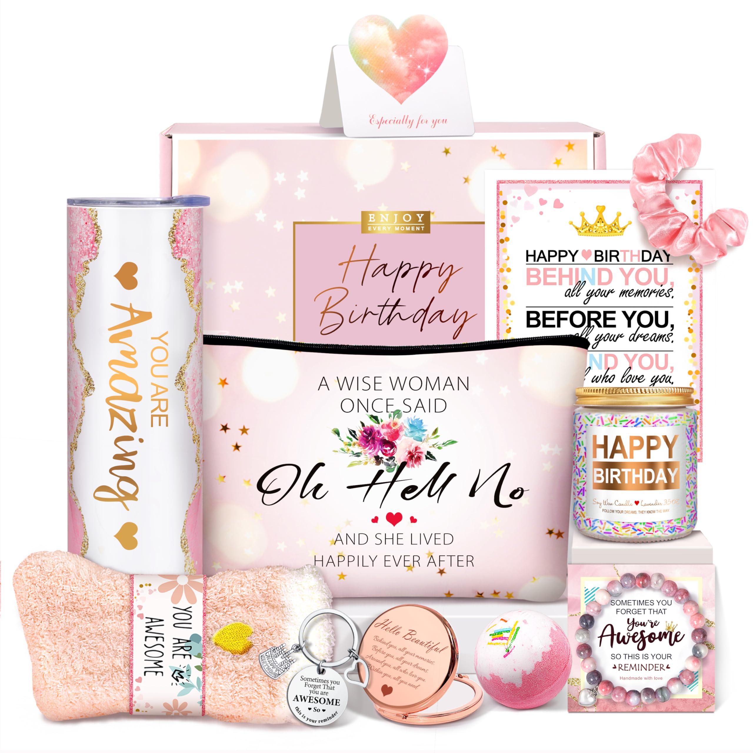 UERAOR birthday gifts for women set featuring self-care items for her joy