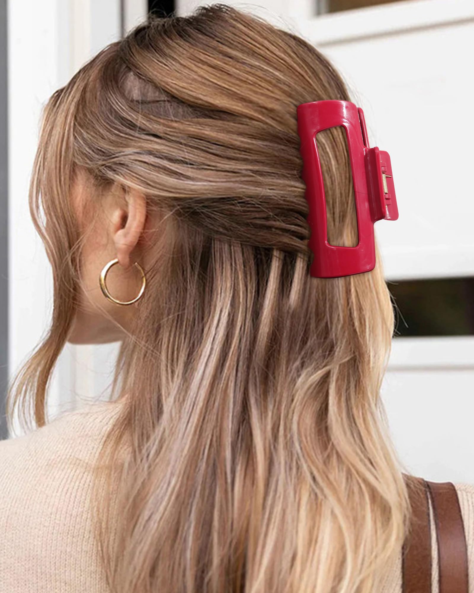 Ufgin silicone hair clip suitable for all hair types from thin to thick for versatile styling.
