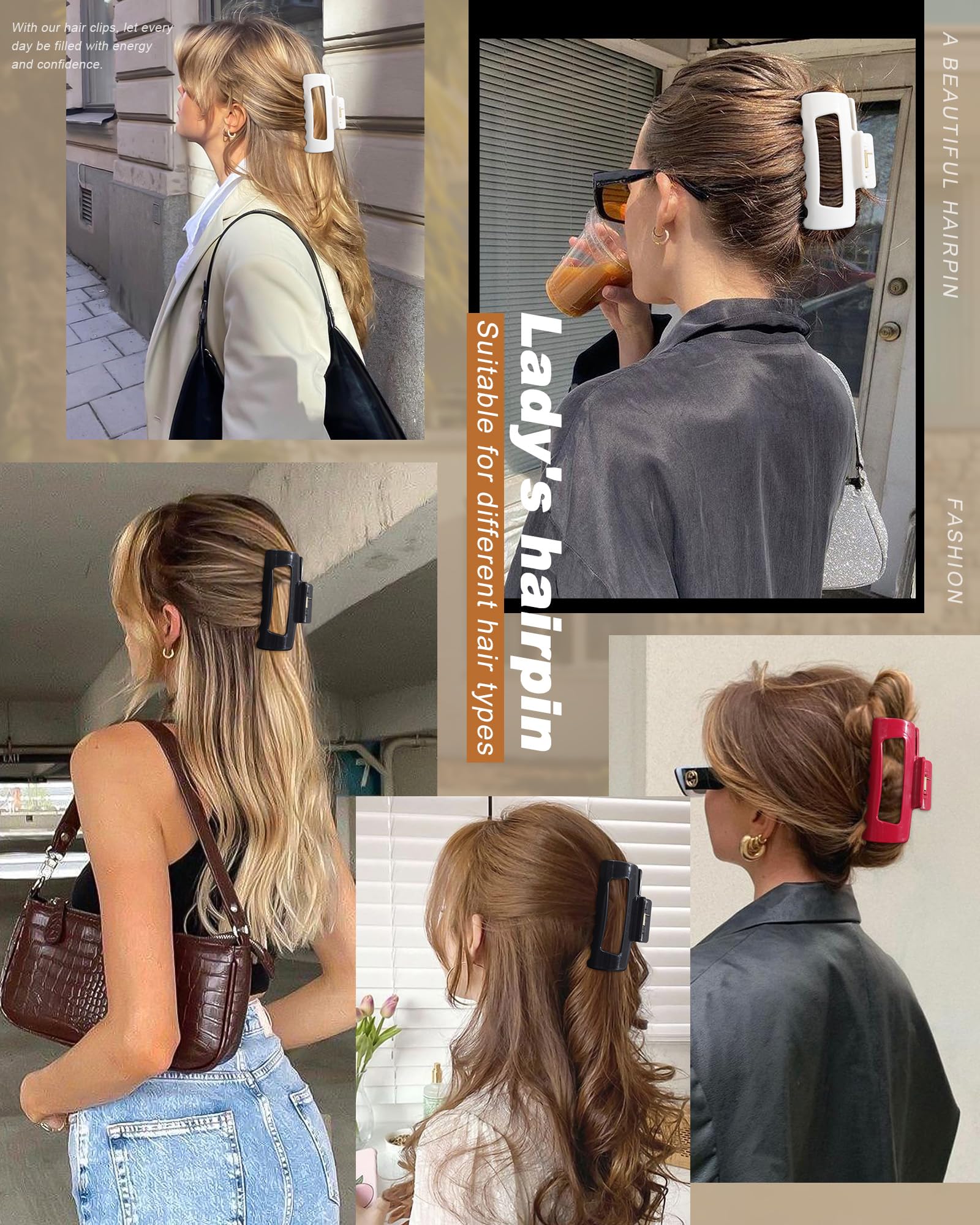 Ufgin cloud ergonomic silicone hair clip design fits head comfortably for long wear.