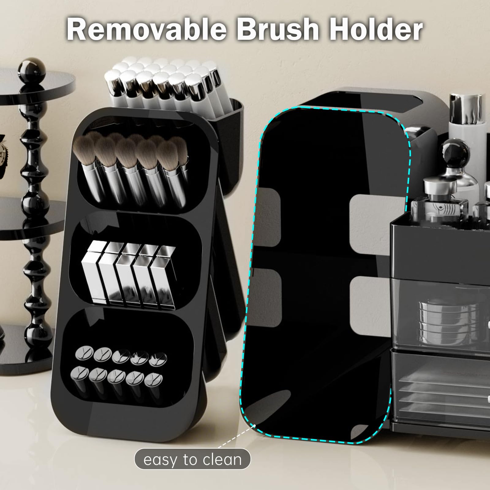 UFORU makeup organizer Gift-ready box ideal for Valentine’s or birthdays.