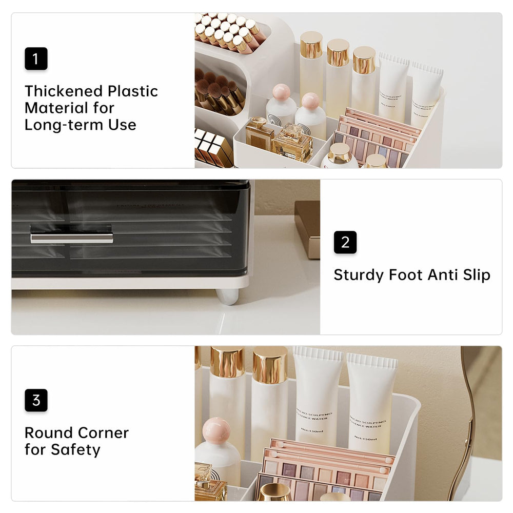 UFORU nail polish organizer keeps bottles upright and visible