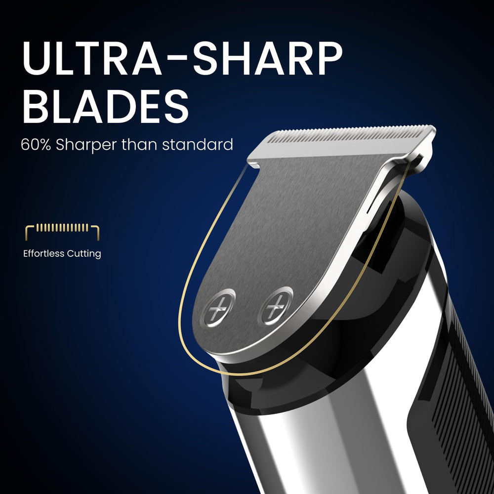 Ufree nose hair trimmer head in action for clean, precise trimming
