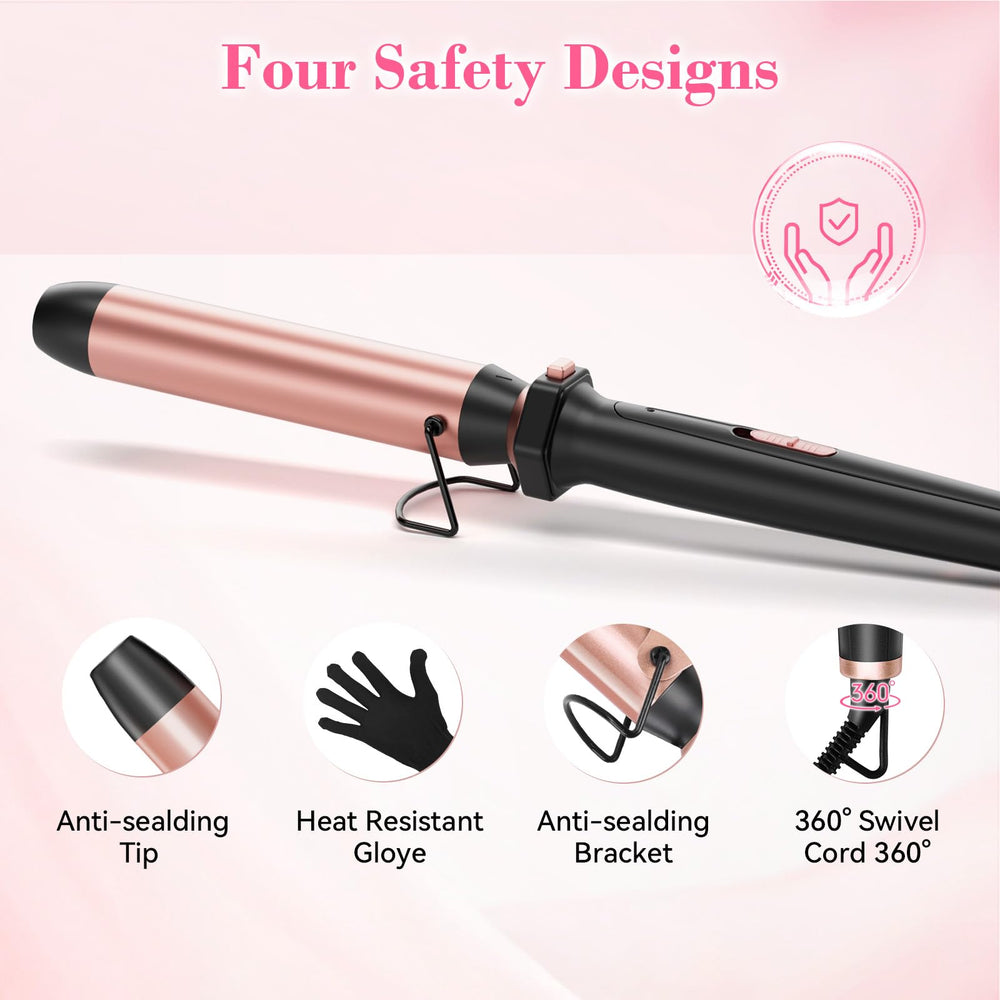 Ufree 360° swivel cord prevents tangling during styling.
