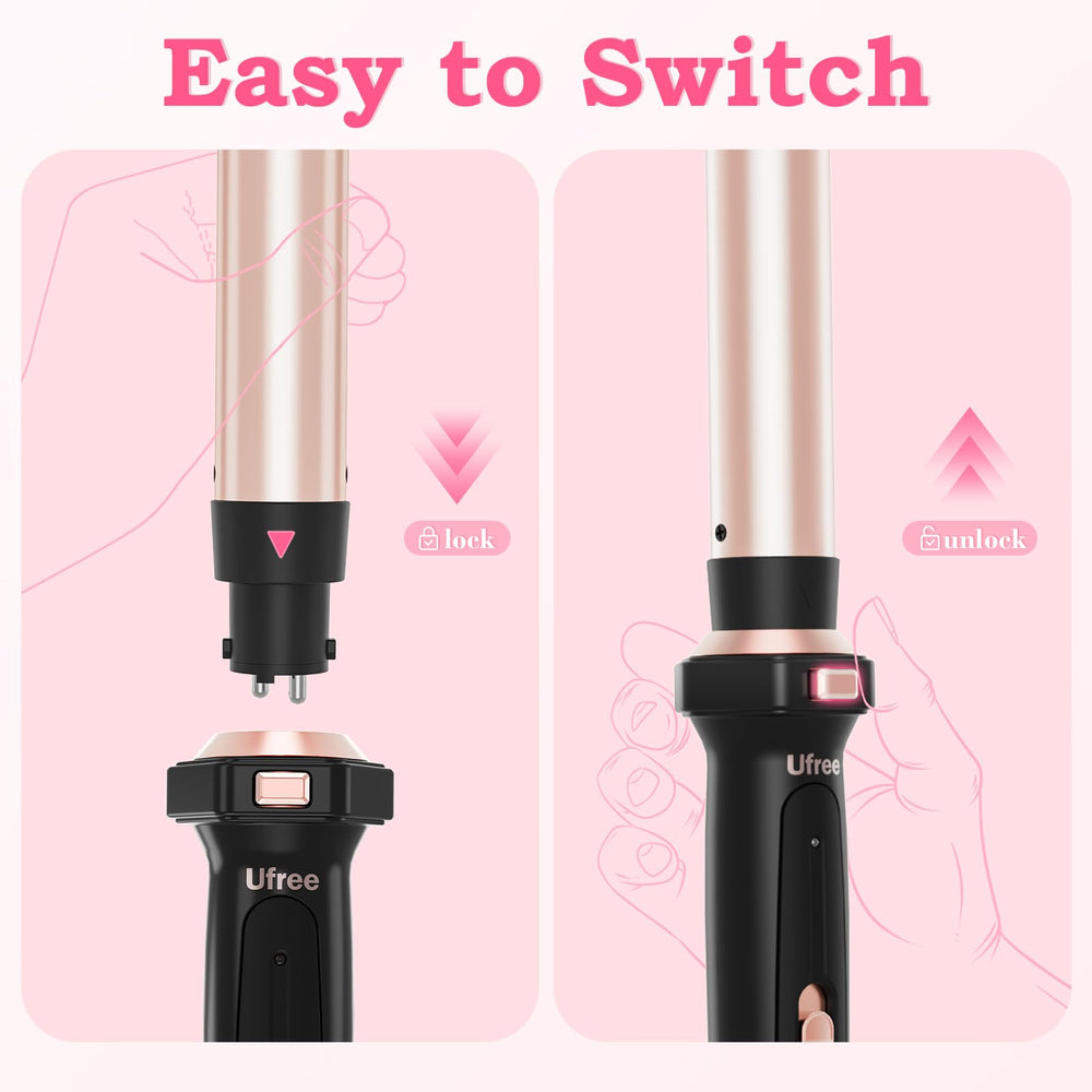Ufree 5-in-1 dual voltage design for worldwide styling
