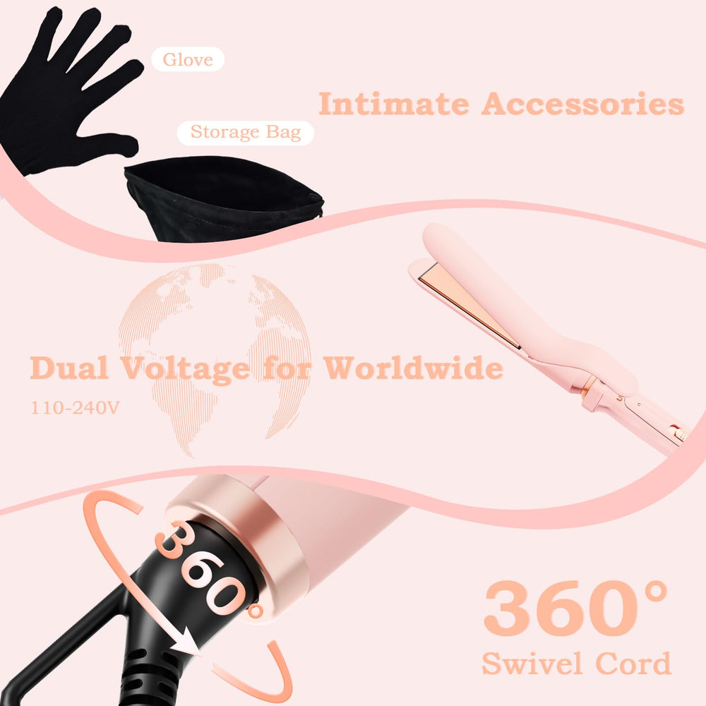 Ufree 5in1 flat iron straightener for sleek straight styles
