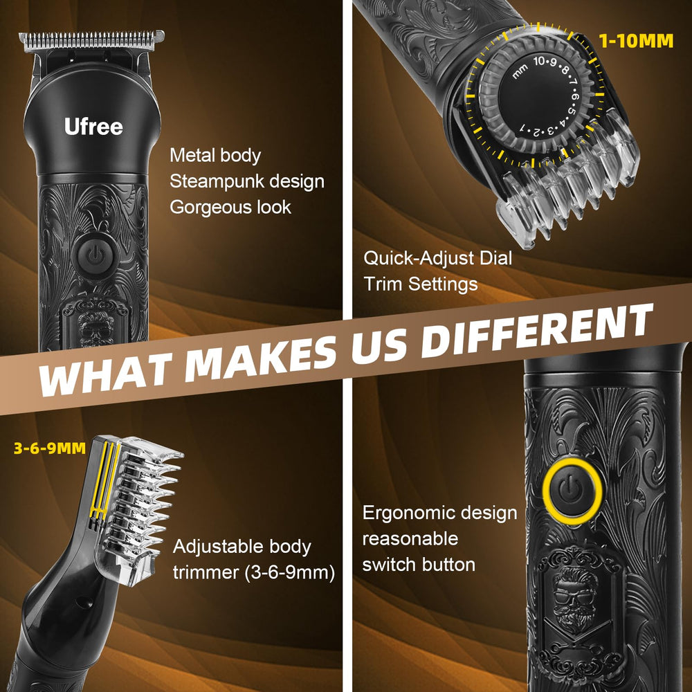 Ufree 6500 RPM motor delivers fast, quiet trimming performance