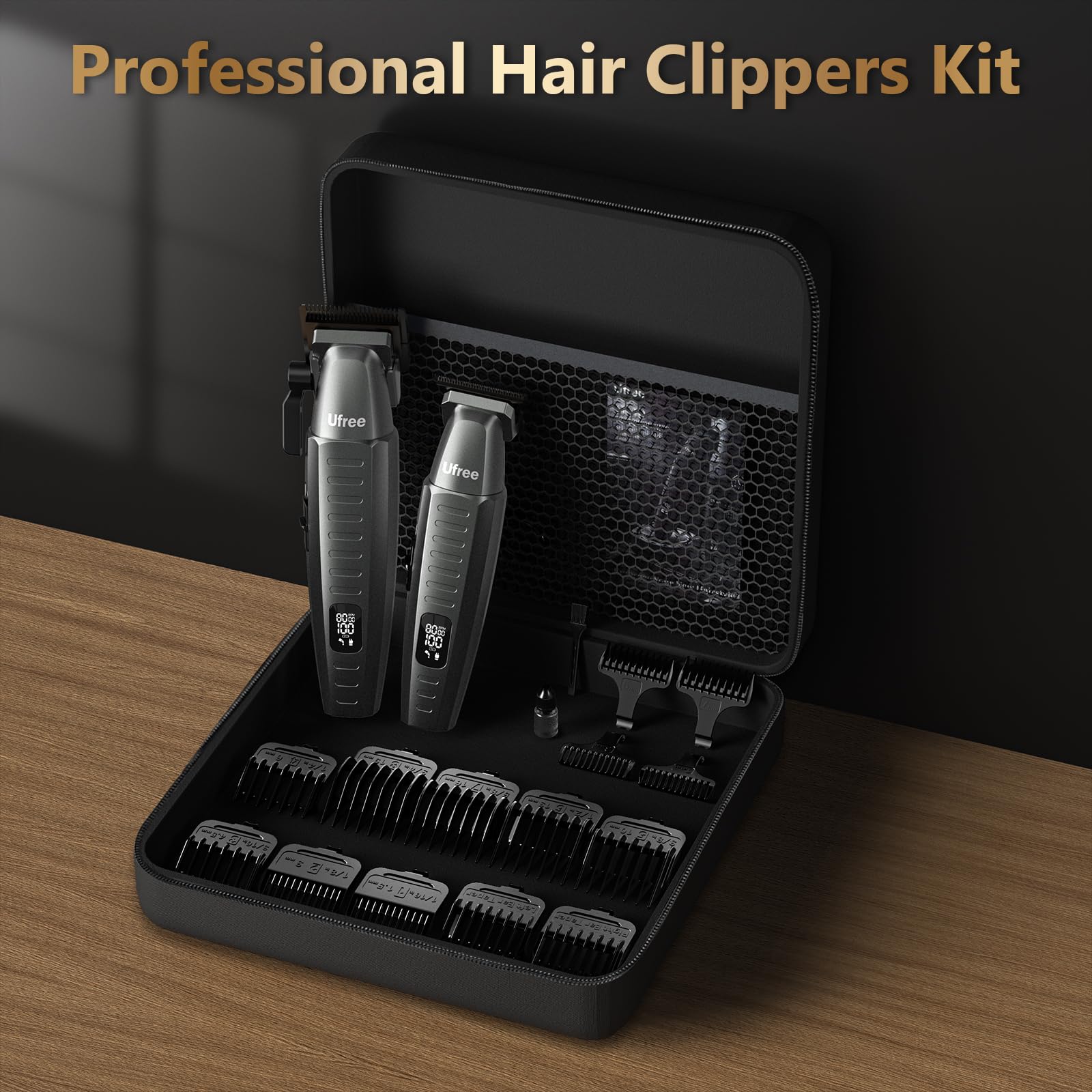 Ufree barber cape and cleaning kit supporting practical at-home grooming sessions