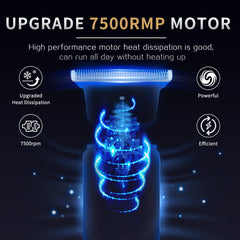 Ufree beard-trimmer side profile highlighting comfortable grip