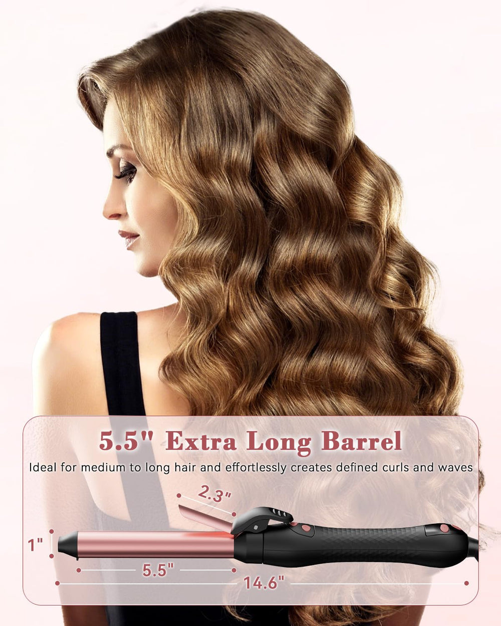 Ufree illustrated beginner guide included for confident, easy curls and waves.