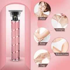 Ufree bikini trimmer edge with guide combs for customizable body grooming