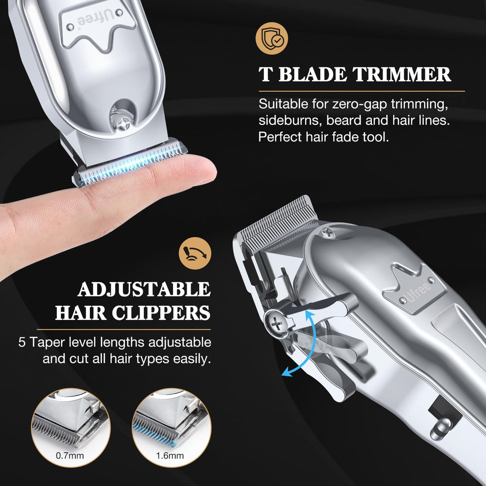 Ufree detail trimmer close-up showing blade for clean edges and skin-friendly trimming.