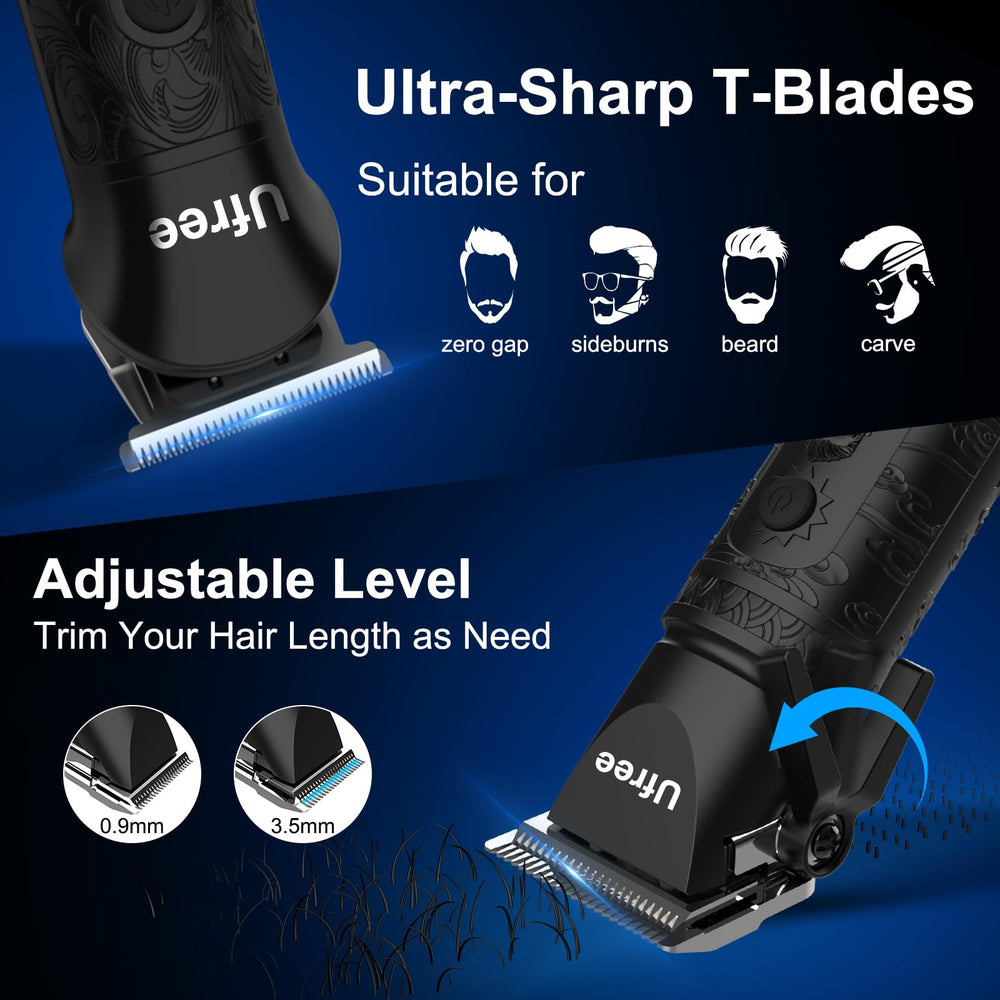 ufree dual floating heads adapt to facial contours for a close, comfortable shave