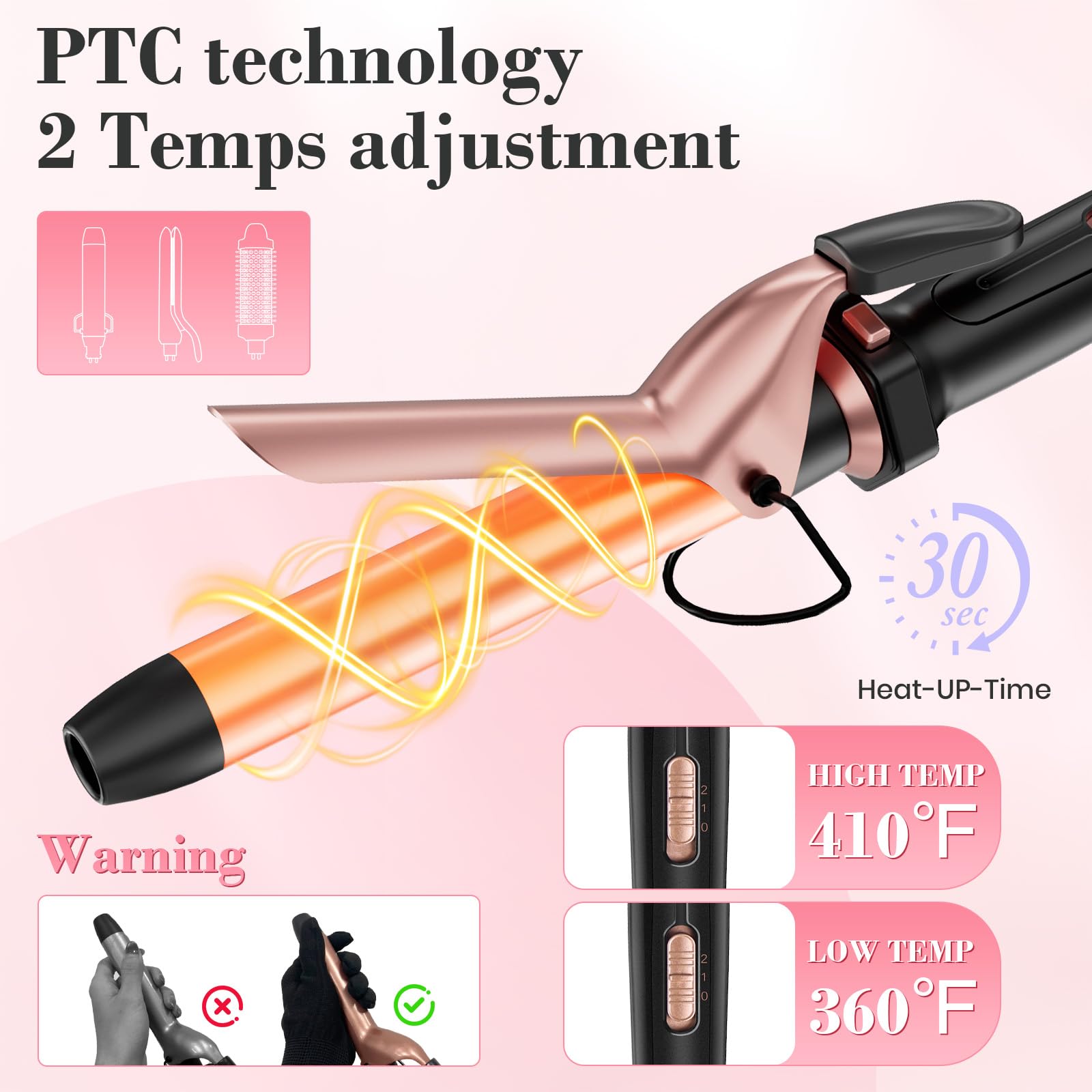 Ufree dual voltage wand ensures worldwide styling without a converter