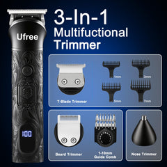 ufree electric razor foil head contours smoothly for comfortable daily shaving