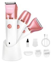 Ufree electric shaver gold front view for easy daily grooming.