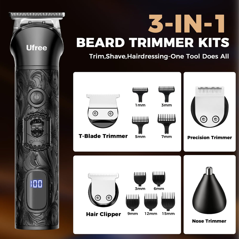 Ufree foil shaver closeup highlights skin-friendly shaving with smooth foil technology.