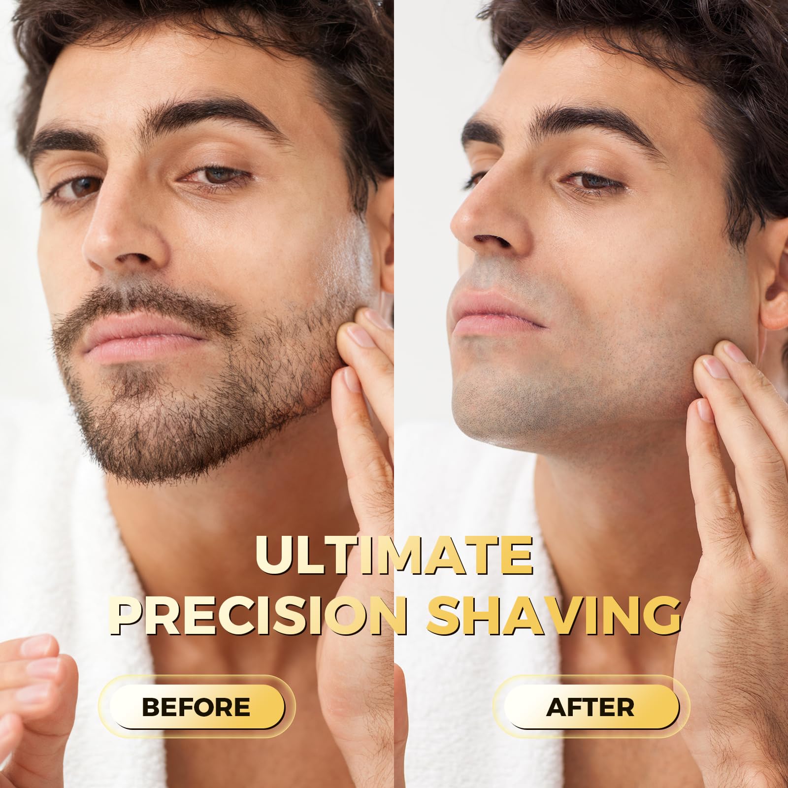 Ufree cordless operation offers flexible grooming anywhere after a full battery.