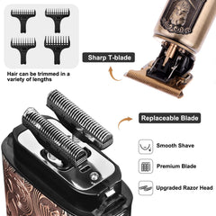 Ufree foil shaver side view showing ergonomic grip for comfort.