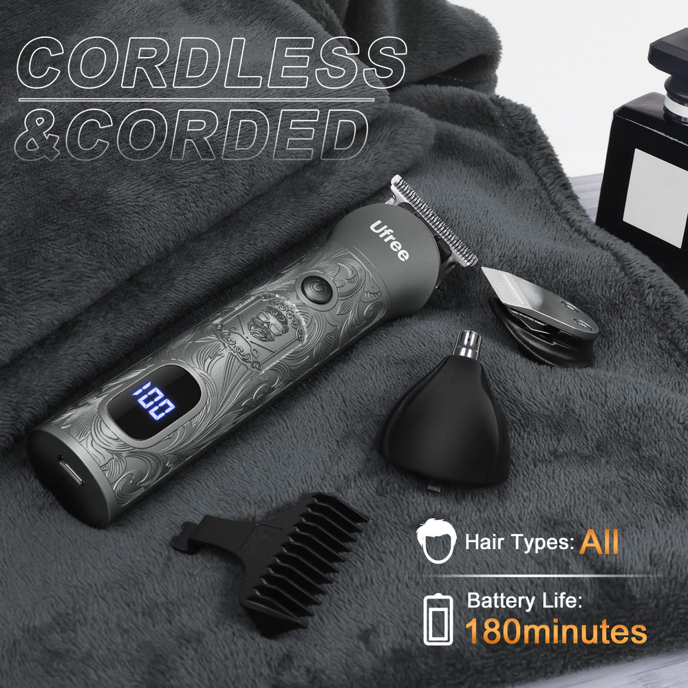 Ufree gift-ready packaging highlighting premium grooming kit appeal.