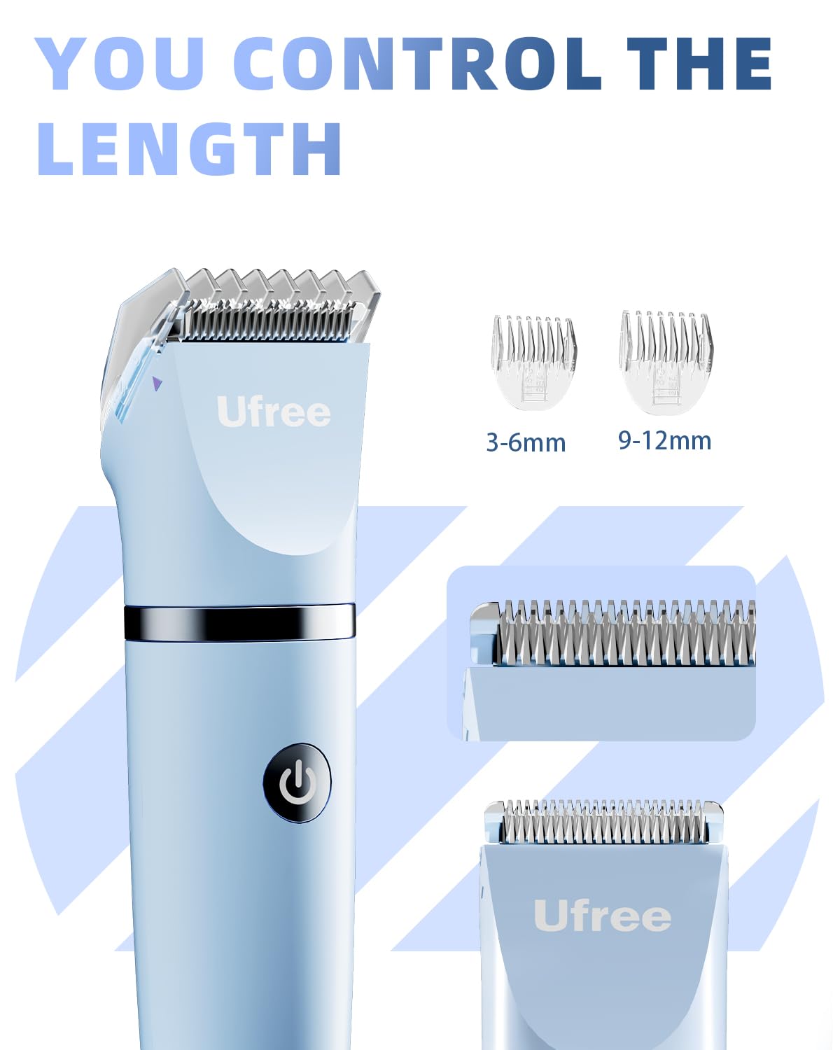 Ufree handle grip texture close-up offering confident control and slip resistance