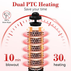 Ufree Ionic Thermal Brush 1.5-inch barrel close-up for fast heating