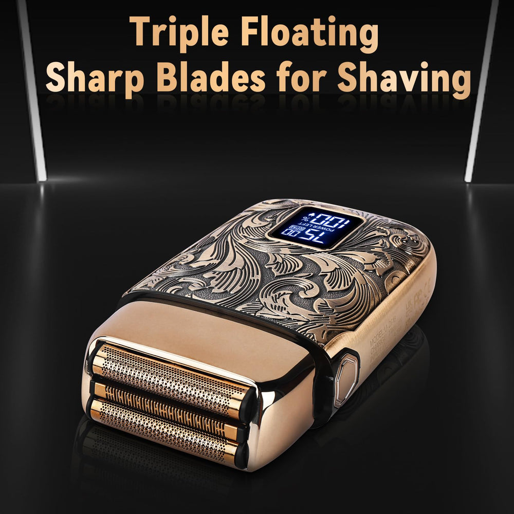 Ufree embossed metal body provides a durable, premium grip.
