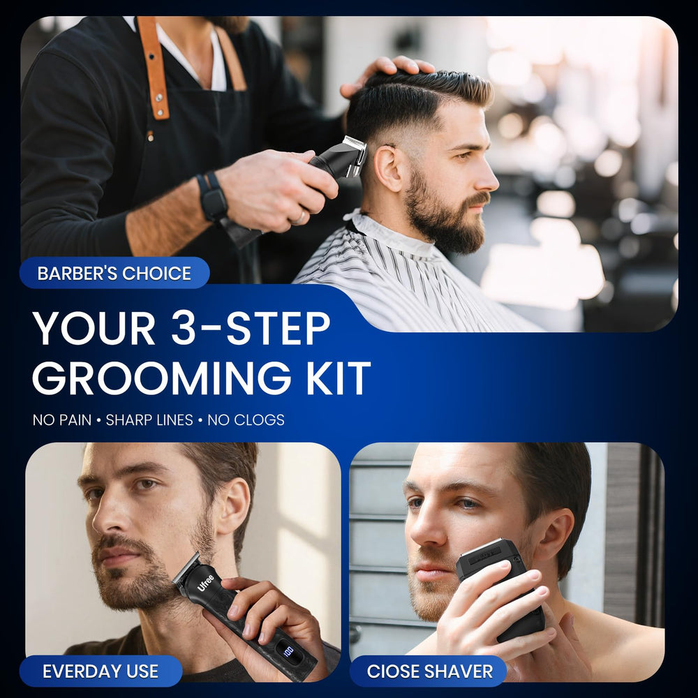 ufree rechargeable battery delivers long cordless use for trips and daily grooming