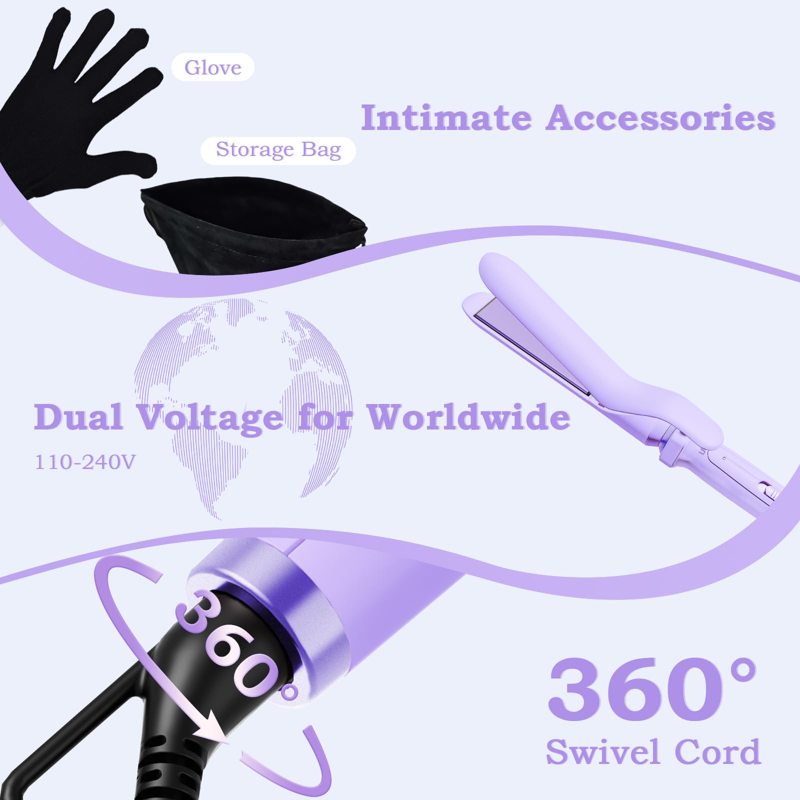 Ufree straightener head for sleek straight looks