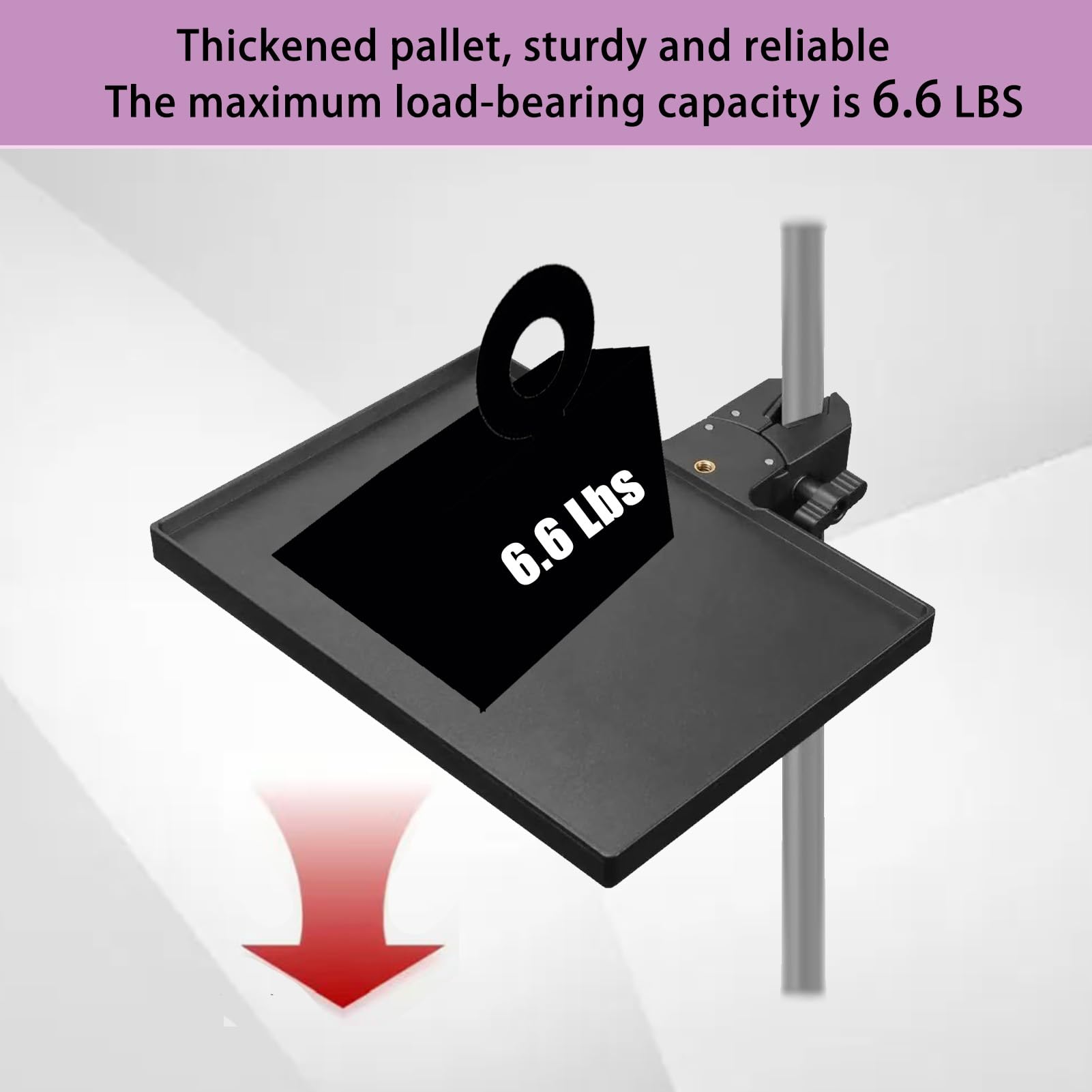 UGBFHT Lash Tray Holder raised edges prevent lash sliding