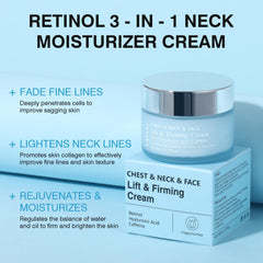UJhay Neck Cream swatch on skin showing hydration and glow.