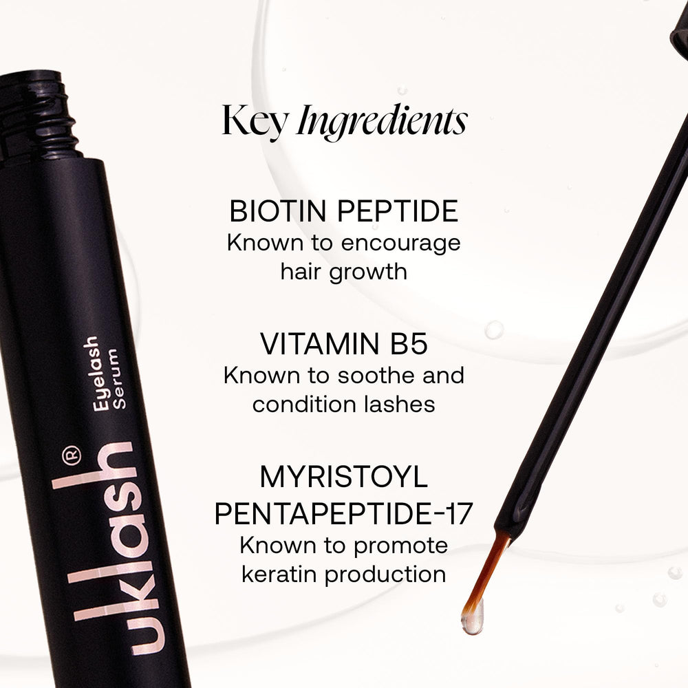 Applying UKLASH serum during routine for consistent conditioning