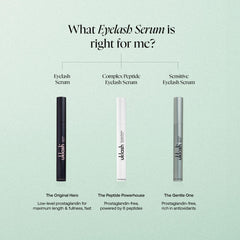 Applying UKLASH to upper lash line demonstrating easy nightly use