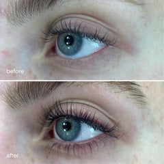UKLASH serum applicator close-up illustrating precise, gentle application