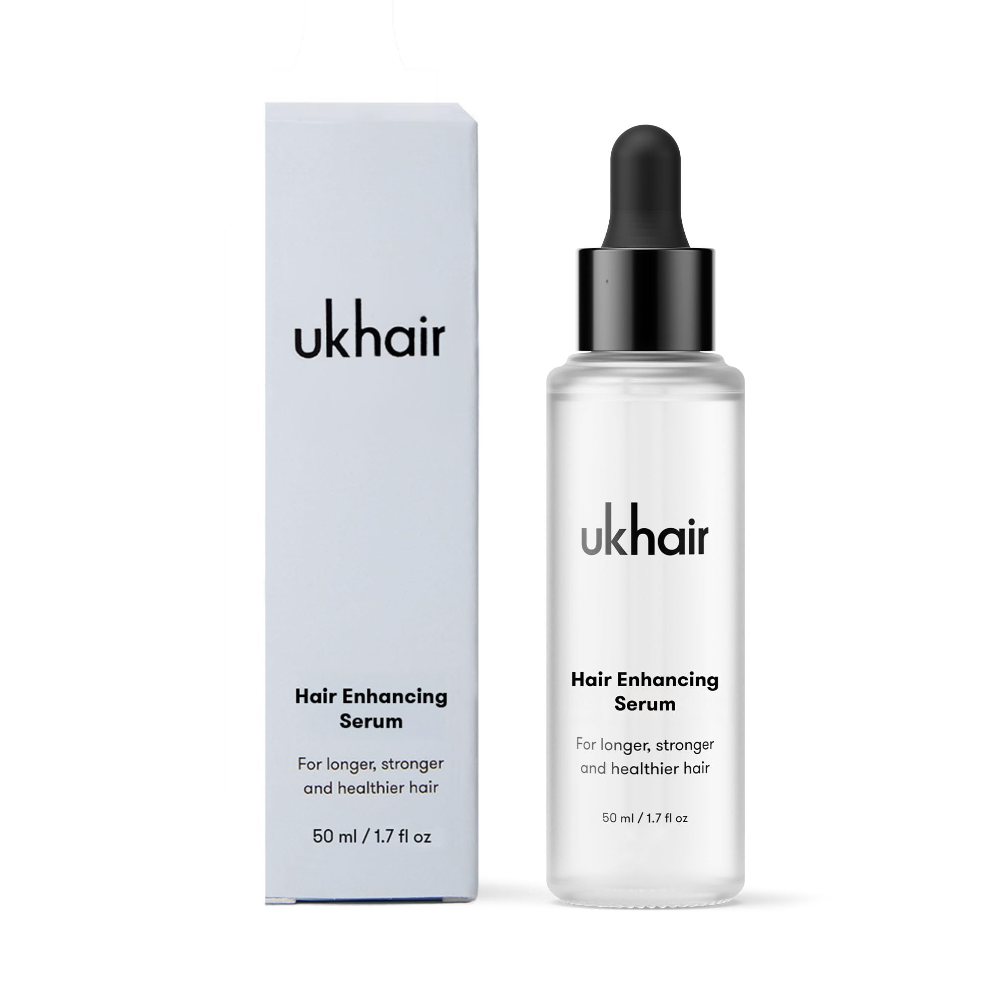 UKLASH front packaging showing bottle and box, clear benefit of professional treatment