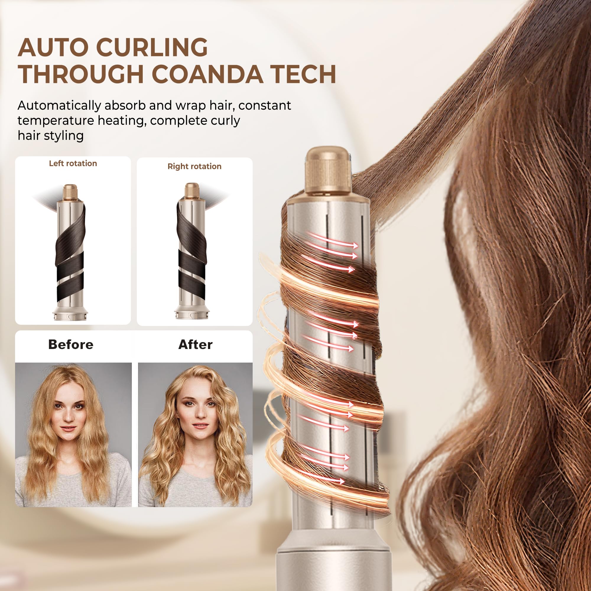 UKLISS 4 heat and 3 speed options tailor styling to your hair.