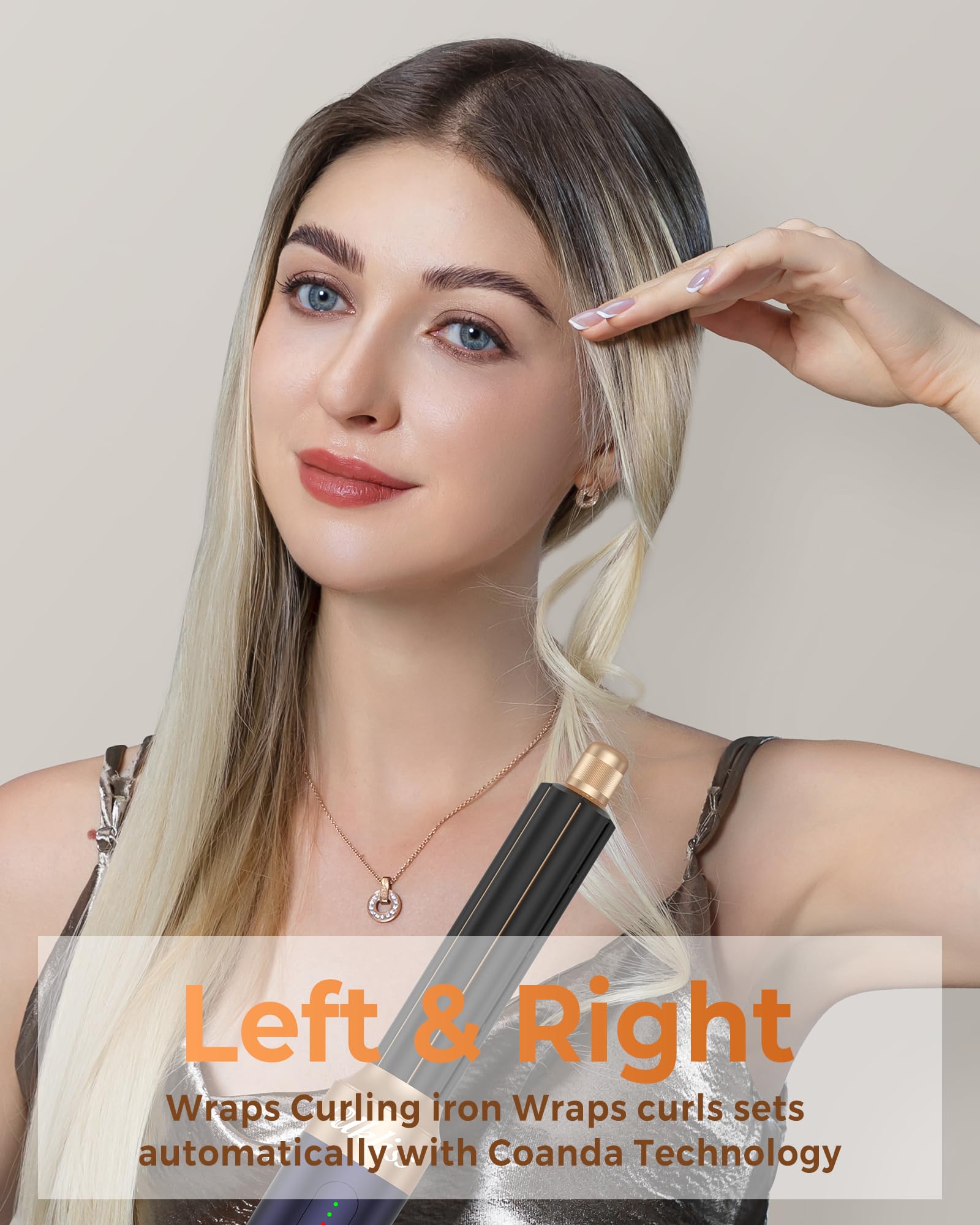 UKLISS curling brush attachment provides defined, long-lasting waves