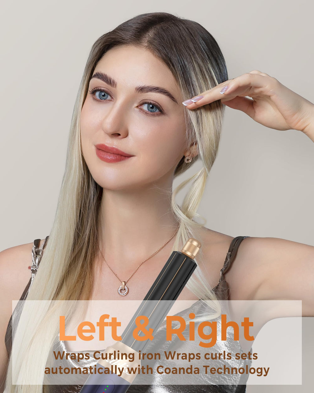 UKLISS curling brush attachment provides defined, long-lasting waves