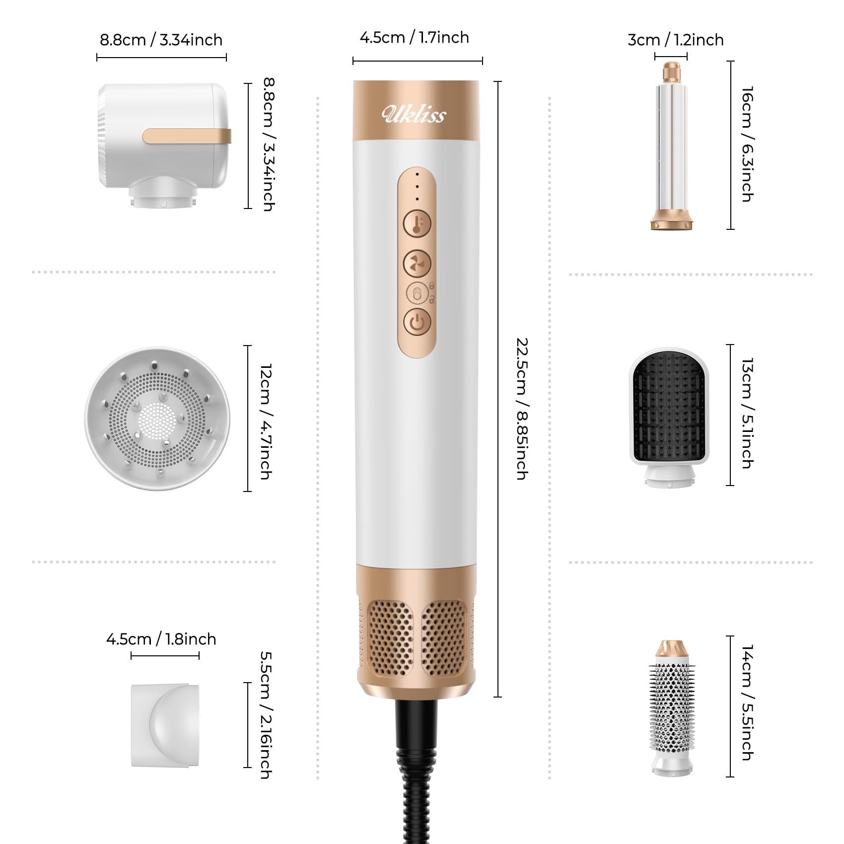 UKLISS home styling setup keeps countertops tidy with all-in-one tool