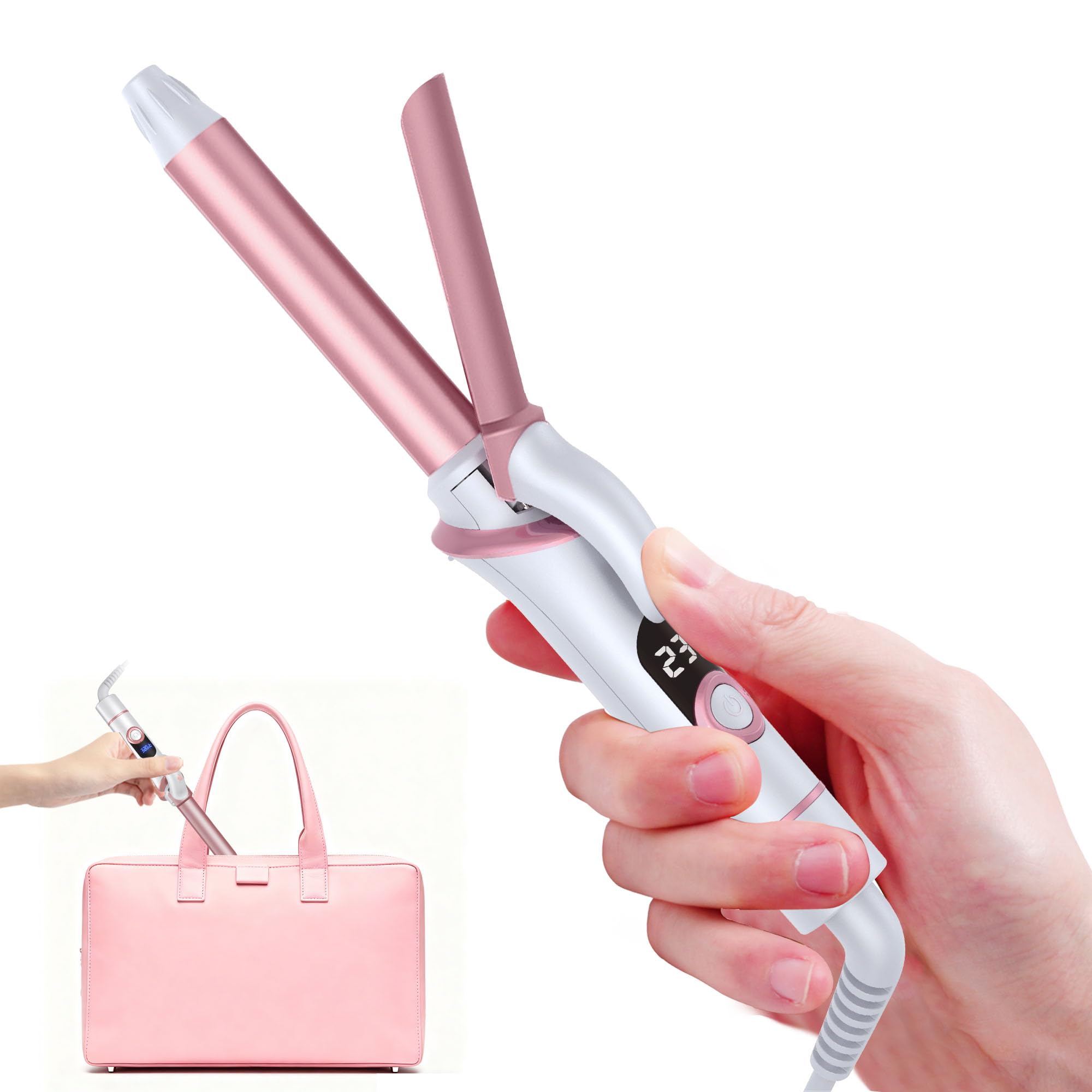 UKLISS mini curling iron compact travel size enabling quick on-the-go styling