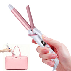 UKLISS mini curling iron compact travel size enabling quick on-the-go styling