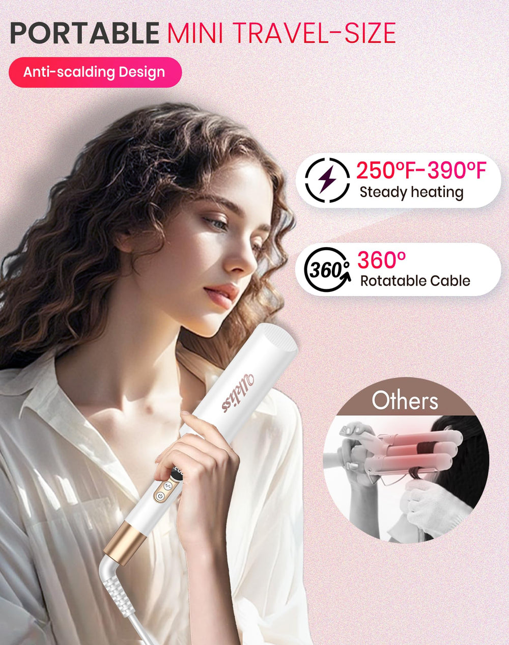 UKLISS Mini Waver auto shutoff provides safety and peace of mind