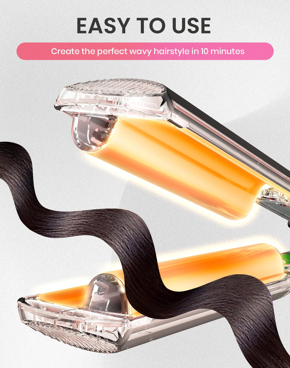 UKLISS Mini Waver heats up in 30 seconds for fast mornings