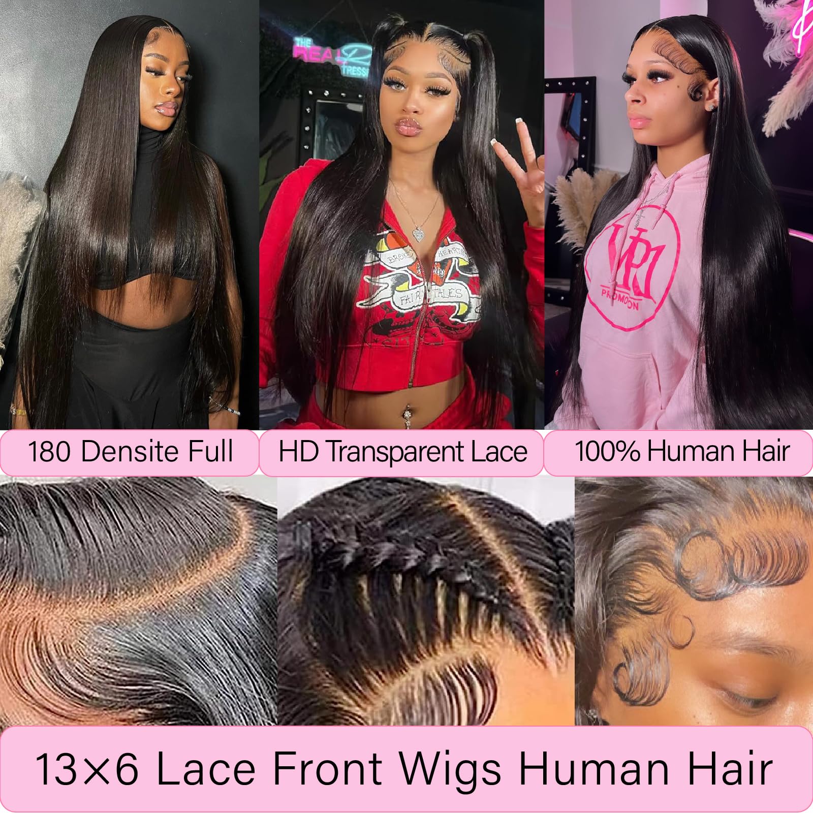 UKOWN 13x6 lace-front wig baby hair framing a natural look