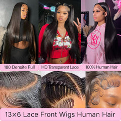 UKOWN 13x6 lace-front wig baby hair framing a natural look