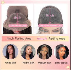 UKOWN 13x6 lace-front wig dyed-ready option for versatile styling