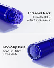 ULG leak-proof cap and screw neck prevent spills during travel