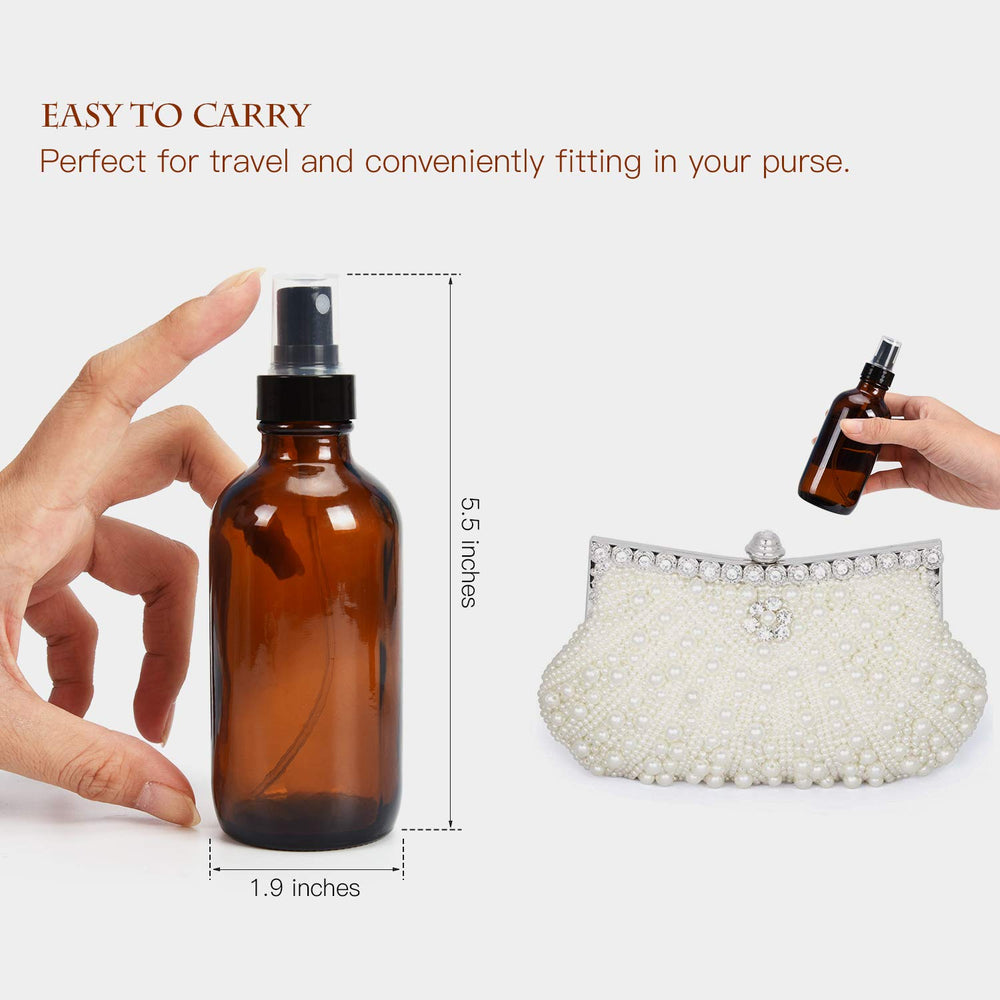 ULG Fine Mist Sprayers black spray nozzle close-up for precise essential oil application.