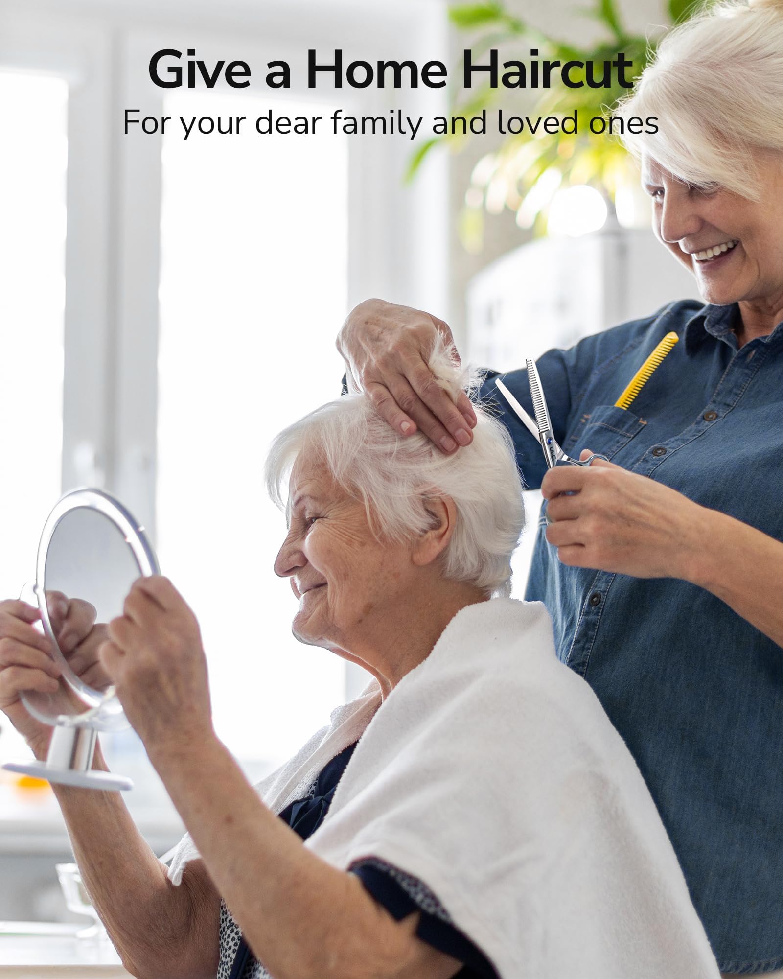 ULG home or salon-ready scissors for clean, professional cuts at home.