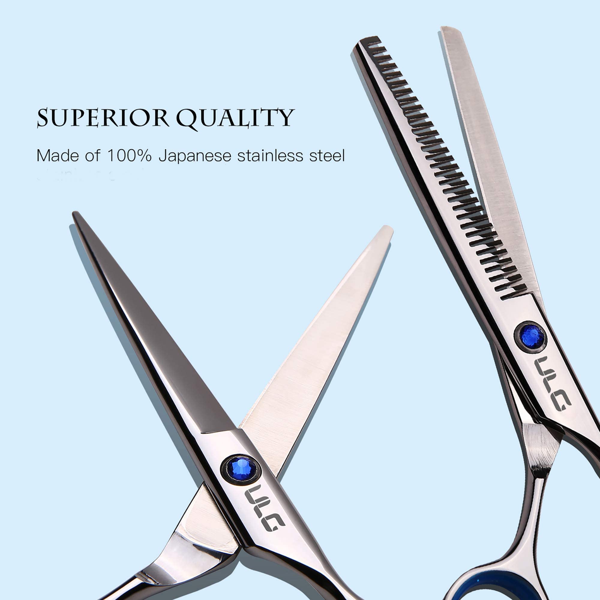 ULG mirror polish finish enhances a sleek, professional styling tool.